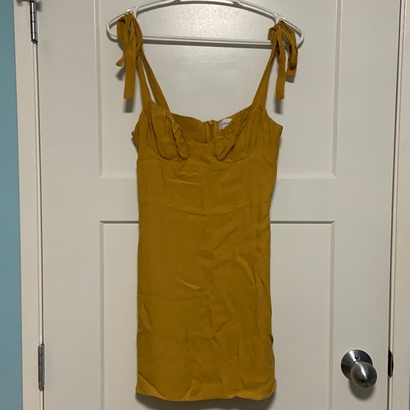Wilfred Bustier Dress (Yellow) - Picture 3 of 4
